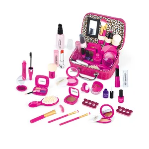 Schöne kleine Mode Mädchen Schönheit spielen Set Spielzeug mit Make-up-Tasche