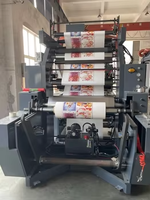CHENQI Nouvelle Machine d'impression flexographique automatique à 2 couleurs à haute vitesse pour sacs en papier et plastique, vente en gros à bas prix