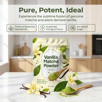 Matcha Vert Biologique Cérémonial en Boîte Marque Blanche Vanille 100% Naturel Poudre de Thé Vert Matcha Vanille