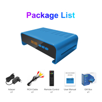 FTA H265 Receptor de satélite Decodificador Dvb S2 1080P Full HD Receptor de TV Canales gratis Decodificador de TV de la caja superior de la DVB-S2