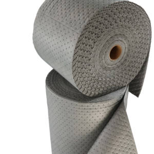 Tamponi e Rotoli Assorbenti Grigi Altamente Versatili per Fluidi a Base d'Acqua, a Base di Petrolio e Non Aggressivi Chimicamente - Product Image 1