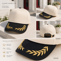 Gorra de Béisbol Clásica Dymf de Dos Tonos con Visera de Color en Contraste, Estructurada y Ajustable para Actividades Deportivas