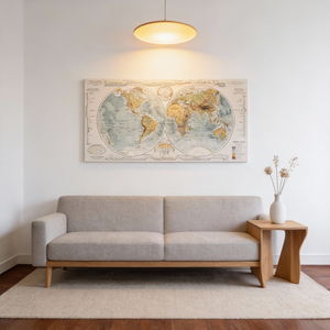 Meilleures ventes Impression numérique à l'huile originale moderne Impression de <span class=keywords><strong>carte</strong></span> haute définition sur toile pour la décoration intérieure - Product Image 2
