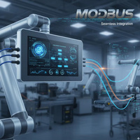SMRTE VD10 Modbus Accesorio Inteligente Pantalla LCD de 5 Pulgadas con Interfaz 6P de Grado Médico Resistiva Puerto Serie Rs485 Carcasa de Pantalla 400M