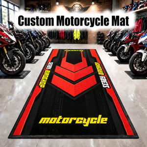 <span class=keywords><strong>Tapis</strong></span> de garage pour <span class=keywords><strong>moto</strong></span> personnalisé imprimé, <span class=keywords><strong>tapis</strong></span> antidérapant en caoutchouc pour <span class=keywords><strong>moto</strong></span>, <span class=keywords><strong>tapis</strong></span> de sol avec logo personnalisé pour atelier de motocross - Product Image 1