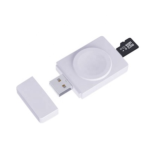 Xách tay <span class=keywords><strong>USB</strong></span> pluy và chơi đồng hồ thông minh từ sạc không dây cho iWatch với TF Bộ nhớ đầu đọc thẻ đồng hồ sạc - Product Image 2
