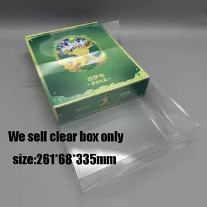 Estuche de exhibición de acrílico transparente para caja de regalo PTCG Simplified <span class=keywords><strong>Leafeon</strong></span>, protector UV a prueba de polvo - Product Image 2