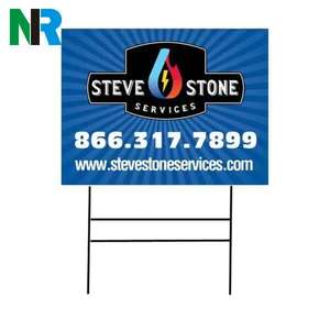 Cartelloni pubblicitari in plastica ondulata resistente da 18*24 pollici personalizzati cartelli per agenti immobiliari politici imprese - Product Image 3