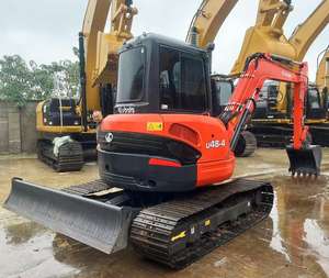 Mini-excavatrice d'occasion 5 tonnes 6 tonnes, excavatrice sur chenilles Kubota du Japon, machine d'occasion Kubota U48-4 avec EPA, vente à prix réduit - Product Image 3