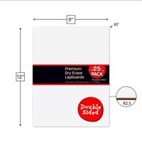 Mini tableau blanc double face pour enfants Petit tableau effaçable à sec pour fournitures scolaires Accessoire interactif pour la salle de classe
