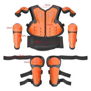 Motorräder Body Armor Weste Kid Schulter Brust Taille Protector Kinder reit jacke