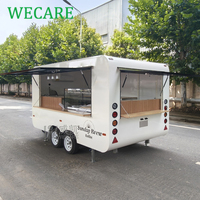 Wecare DOT Street Outdoor bar Mobile Hotdog Dessert Food Cart Foodtruck Fast Pizza Food Truck Catering Trailer with Full Kitchen