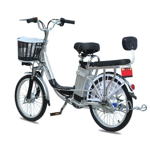 Nuevo diseño China fuerte dos ruedas 500W batería mujer ciudad bicicleta eléctrica bicicleta con pedales - Product Image 1