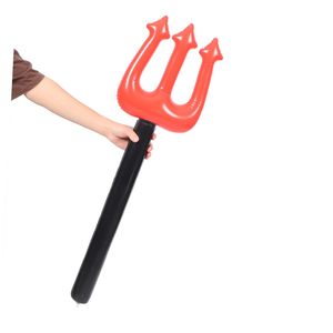 <span class=keywords><strong>Accessoire</strong></span> d'Halloween diabolique, jouet gonflable, trident, arme en PVC souple pour costumes - Product Image 3