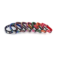 Solides Smart QR-Code ID-Tag Nylon-Hundehalsband mit Schnellverschluss-Funktion, Bandverzierung und Personalisierungsoptionen