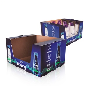 กล่องกระดาษแข็งสำหรับวางบนเคาน์เตอร์ซุปเปอร์มาร์เก็ต กล่องโชว์สินค้าแบบ PDQ สำหรับเครื่องเขียน - Product Image 4