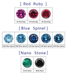 YT 5 # синтетический КРУГЛЫЙ корунд рубиновый камень для изготовления ювелирных изделий - Product Image 6