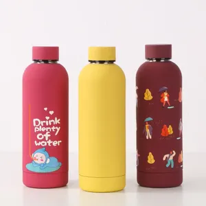 Bouteille d'eau personnalisée de 500 ml avec logo, gourde isotherme à petite ouverture en acier inoxydable, thermos à double paroi sous vide - Product Image 2