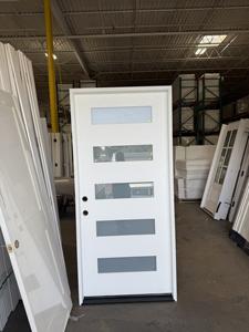 في المخزن ، باب قياسي من الخشب الأبيض المصمت مصنوع من أجل ، 80 بوصة في الساعة/96 ساعة - Product Image 4