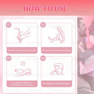 Hete Verkopende Vaginale Verzorging Yoni Vrouwelijke Natheid Product Gevoeligheid Voedende Seksuele Smering Vaginale Climax Capsule - Product Image 2