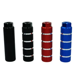 Aluminum Alloy 1 Pairs Bike Pegs for Mountain Bike Cycling Rear Foot Pegs Fit for 3/8 inch Axles BMX Bike