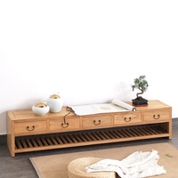 Meuble de rangement en bois d'orme massif de style chinois, cinq tiroirs, salon, chambre à coucher, meuble TV, design antique, personnalisable, rangement à domicile