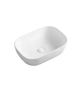低价批发白瓷防水现代洗手盆浴室水槽