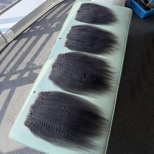 Venta al por mayor de cabello humano frontal de encaje HD 13x6 de 16 pulgadas, liso rizado, cabello virgen brasileño y cierres 5x5 6x6 para mujeres afroamericanas - Product Image 4