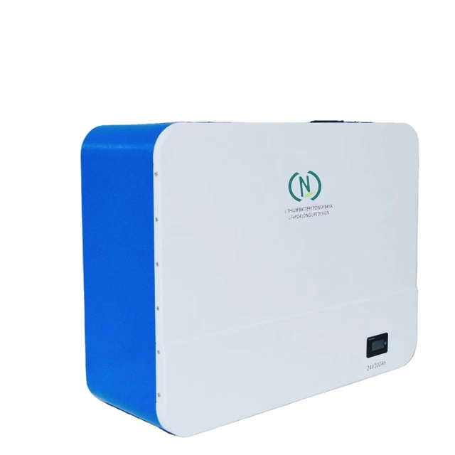Wall Mount & LiFePO4 Batteries Pack 24v 200ah for Solar System Photovoltaic Energy Storage Deep Cycle Li-ion Battery