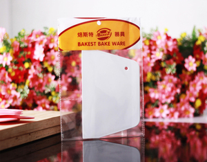 Bakest nhựa trắng fondant bột cắt mịn bát <span class=keywords><strong>Silicone</strong></span> Pastry bột nhựa <span class=keywords><strong>scraper</strong></span> - Product Image 2