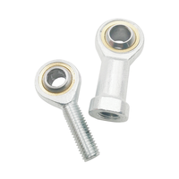 Rotule de direction robuste POSB8 POSB10 avec filetage mâle 1/2" 5/8" pouces, roulement de précision P6 chromé pour direction et liaisons