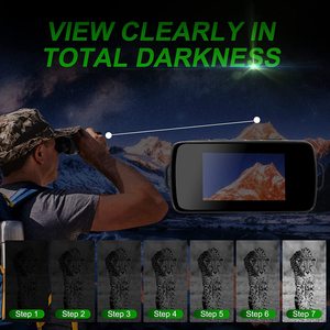 Voll farbiges digitales Infrarot-Nachtsicht gerät 5x Zoom Dual-Eye-Fernglas 600M Effektiver Abstand 30fps Video aufzeichnung - Product Image 3