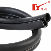 Bande d'étanchéité en caoutchouc EPDM pour voiture, étanche à l'eau et à la poussière, pour porte/fenêtre, découpe sur mesure, traitement flexible à trois couches
