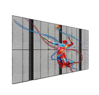 Écran LED transparent haute transparence P3.91, écran LED transparent couleur pleine, écran LED en verre pour vitrine