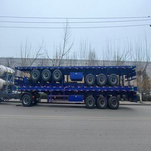 Semi-remorque plateau <span class=keywords><strong>porte</strong></span>-conteneurs 3 essieux 20/40 pieds 30 tonnes en stock pour la Tanzanie - Product Image 2