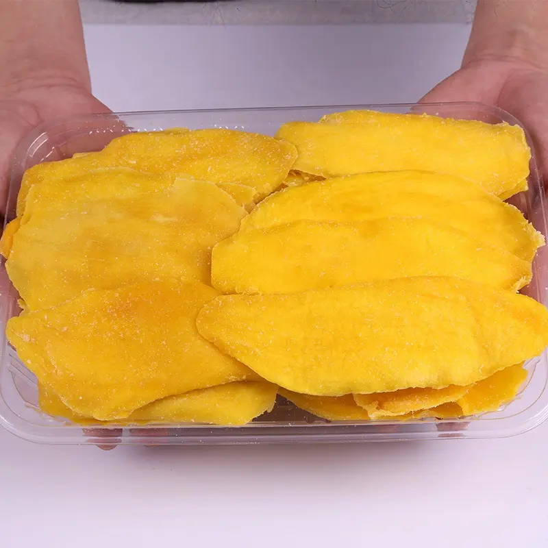 Precio de fábrica de alta calidad, venta al por mayor, nuevo producto, frutas secas, frutas tropicales, rodajas de mango secas