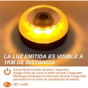 Nuova Luce di Emergenza per Auto Antela V16, Dimensioni Compatte 8,5 Cm con Base per Installazione Universale Frontale, Retrofit/Aggiornamento - Product Image 6