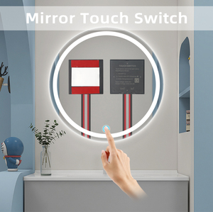 Thông minh 12VDC 24VDC 3A Gương phòng tắm <span class=keywords><strong>Led</strong></span> điều khiển với cảm ứng nút cảm biến chuyển đổi quy nạp thiết bị chuyển mạch - Product Image 3