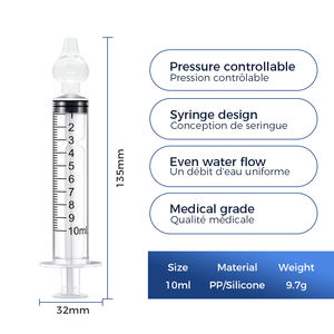 <span class=keywords><strong>Seringue</strong></span> <span class=keywords><strong>nasale</strong></span> pour bébé et <span class=keywords><strong>adulte</strong></span>, marque KDL, en PVC et PP, approuvée ISO CE, 30 ml et 60 ml, irrigateur nasal, vente chaude - Product Image 1