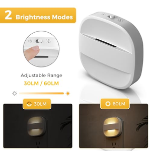 โคมไฟกลางคืนแบบพับได้ 0.6W รุ่นโมเดิร์น แสงสีขาวอบอุ่น 3000K ไฟ LED ปรับความสว่างได้ เหมาะสำหรับการเดินทางและใช้ในห้องนอน - Product Image 3