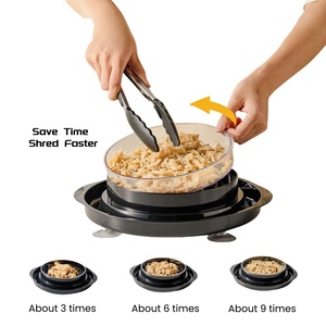 Wholesale Hot Selling Plastic Manual Chicken Breast Shredder <b>Tool</b> <b>BBQ</b> Accessories for Home Kitchen Meat Shredding Steak Usage - Product Image 3