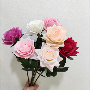 tirtifcial lower rchid lower Lower 7 Heads Real Ouch ilicono ottotton halhalaenopsis lower for Decoration - Product Image 3
