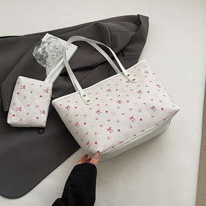 <span class=keywords><strong>Sac</strong></span> fourre-tout en PU imperméable avec fermeture éclair et nœud pour <span class=keywords><strong>femme</strong></span>, design de niche, <span class=keywords><strong>sac</strong></span> à bandoulière pour <span class=keywords><strong>ordinateur</strong></span> portable, idéal pour les étudiantes - Product Image 6