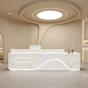 CR174 Moden Office Leisure Area Public Reception Counter Front Desk Counter Small Reception Desk Salon Reception Desk - Product Image 1