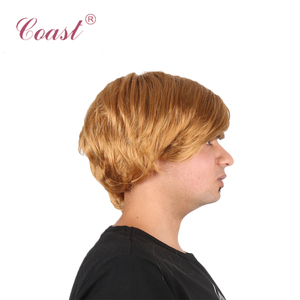 Peluca sintética <span class=keywords><strong>de</strong></span> moda para hombres, <span class=keywords><strong>pelo</strong></span> corto masculino, color <span class=keywords><strong>rubio</strong></span>, superventas - Product Image 3