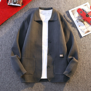 Maglione da uomo classico maglione morbido con finiture calde tessuto resistente a maglia antirughe caratteristica ODM - Product Image 6