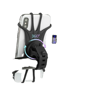 Supporto per Telefono da Bicicletta in Silicone, Porta Cellulare Girevole Intelligente per Manubrio, Compatibile con iPhone 6 7 8 <span class=keywords><strong>X</strong></span> Plus e Samsung - Product Image 3