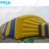 PVC étanche Portable en plein air géant fête événement salle d'exposition sport gonflable bâtiment gonflable hangar tunnel tente