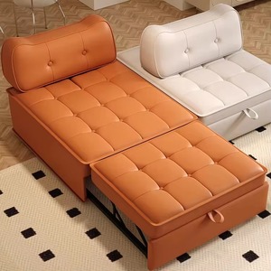 Divano <span class=keywords><strong>Letto</strong></span> Singolo Ergonomico Traspirante per Soggiorno e Camera da <span class=keywords><strong>Letto</strong></span>, Elegante e Conveniente, Colore Arancione, Vendita all'Ingrosso - Product Image 1