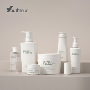 Ti mỹ phẩm rỗng nhựa độ ẩm mực chất dầu Nhũ Tương hình vuông PETG chai với màu đen vít cap container wih tùy chỉnh - Product Image 2